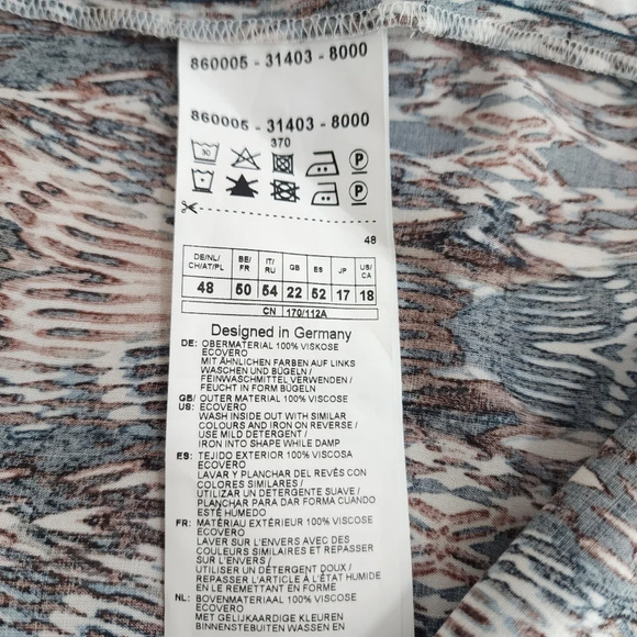 Gerry Weber Tribal Vneck Top - Picture 5 of 7